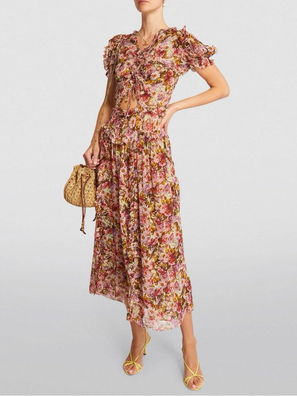 RARE Dôen Esmeralda Dress in Jardin du Palais Floral